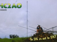 HC2AO  - CW - SSB Year: 2015, 2018 Band: 12, 40m