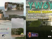 YW6YL  - SSB Year: 2007 Band: 20m Specifics: IOTA SA-090 Chimana Grande island