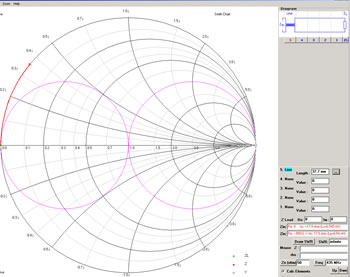 435 MHz stub klik op de thumbnail voor een leesbaar plaatje