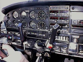 Piper Warrior Cockpit