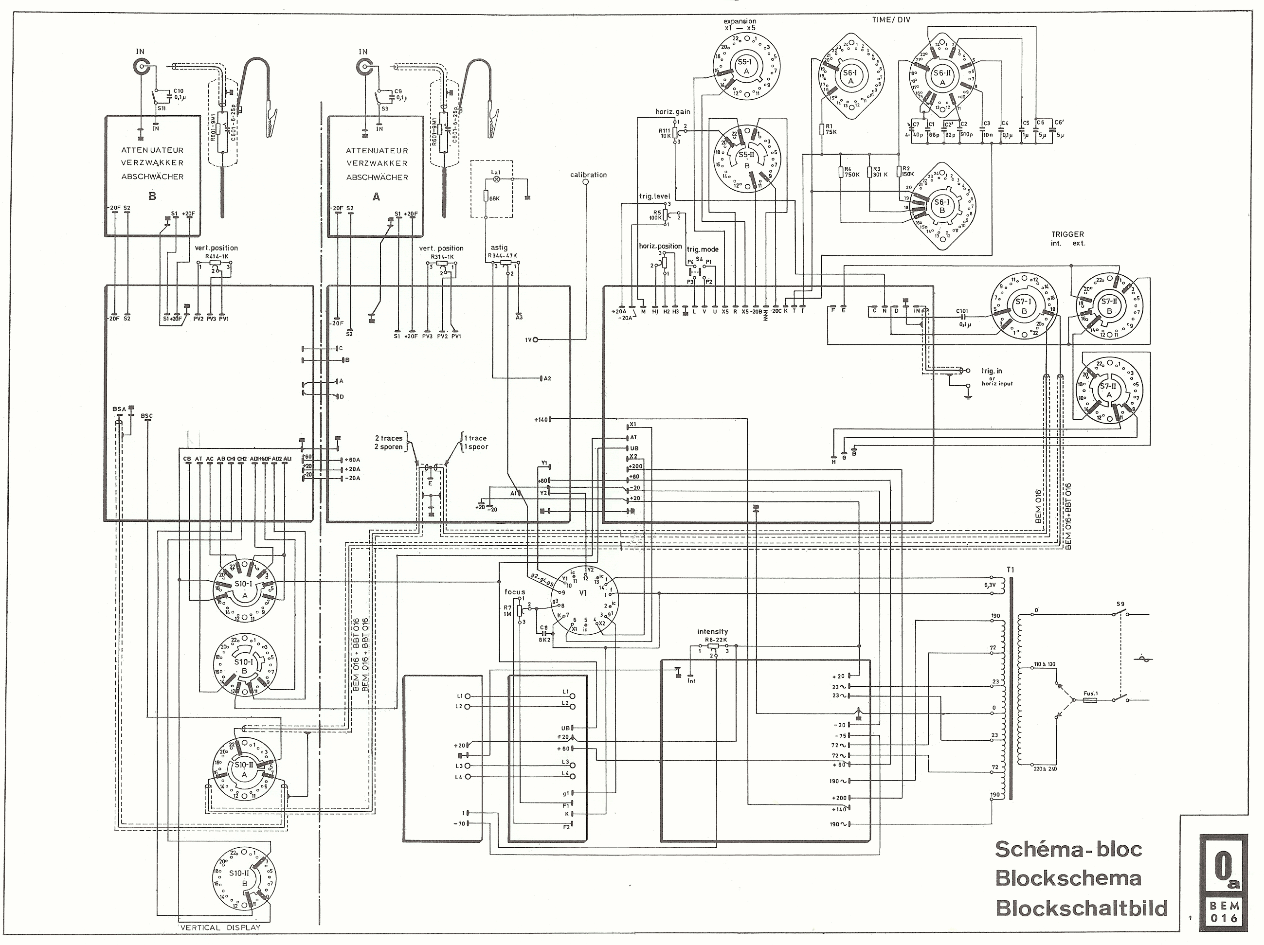 BEM016 osciloscope