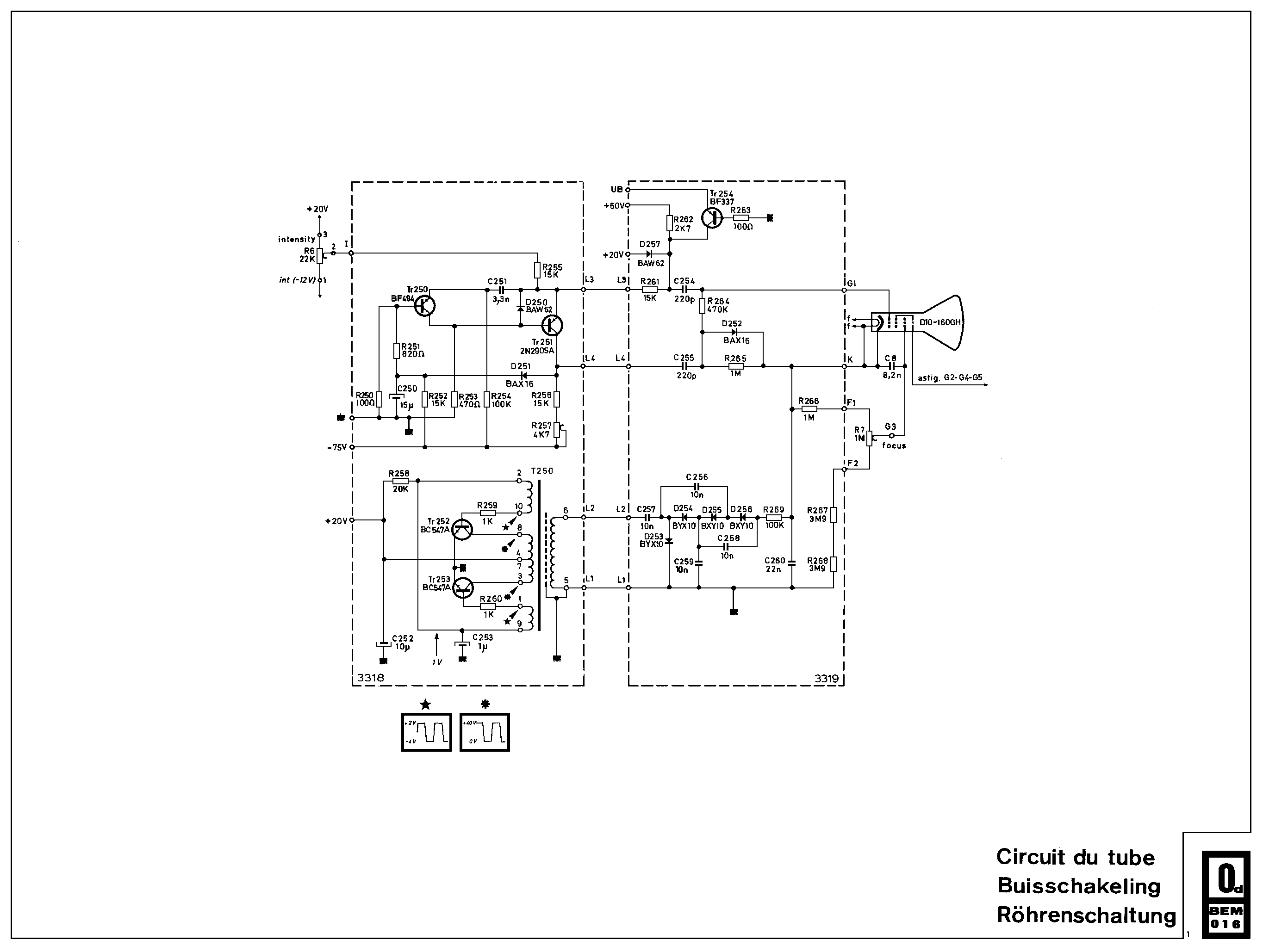 BEM016 osciloscope
