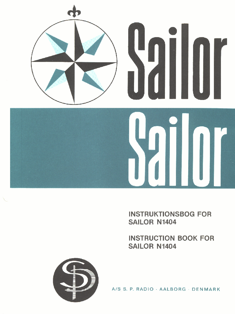 Sailor N1404 Cover