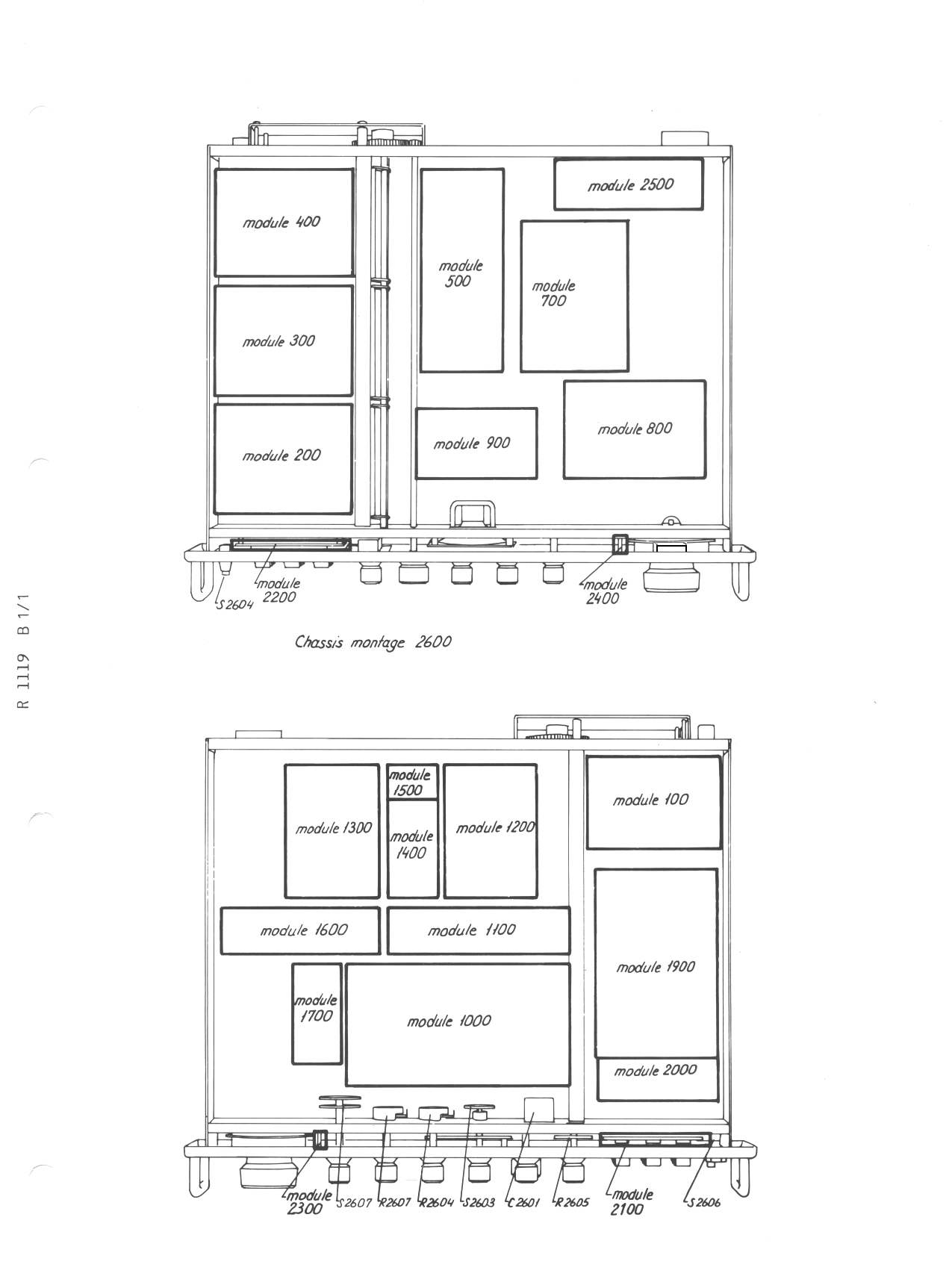 Sailor R1119 Module location page 1