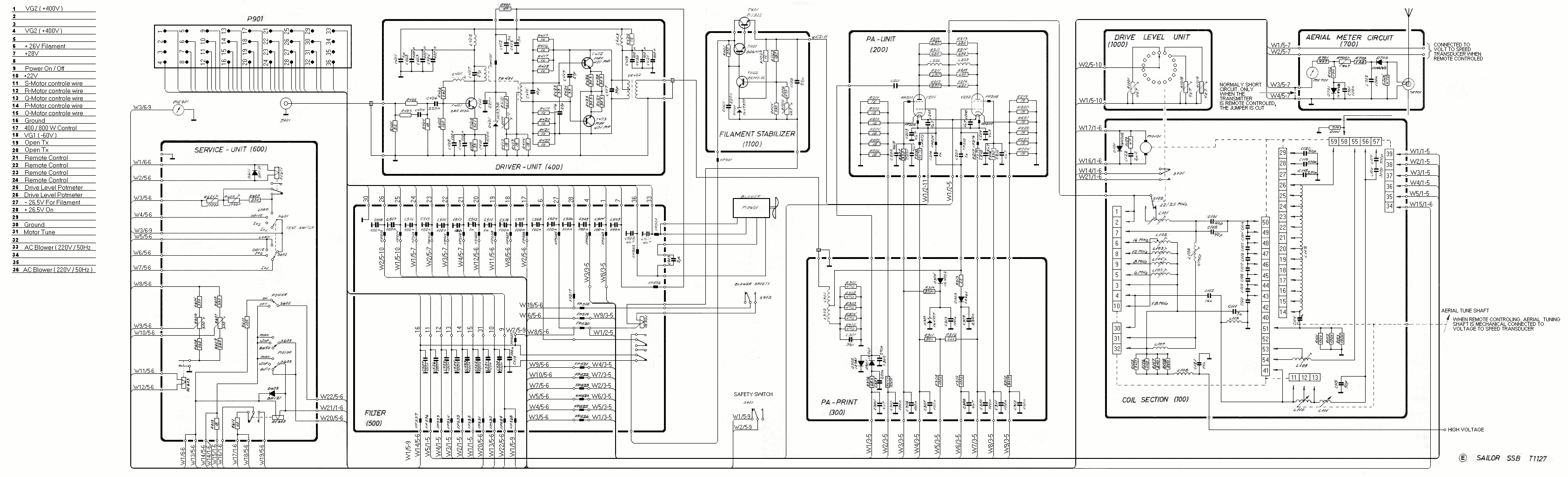 Sailor T1127 schema