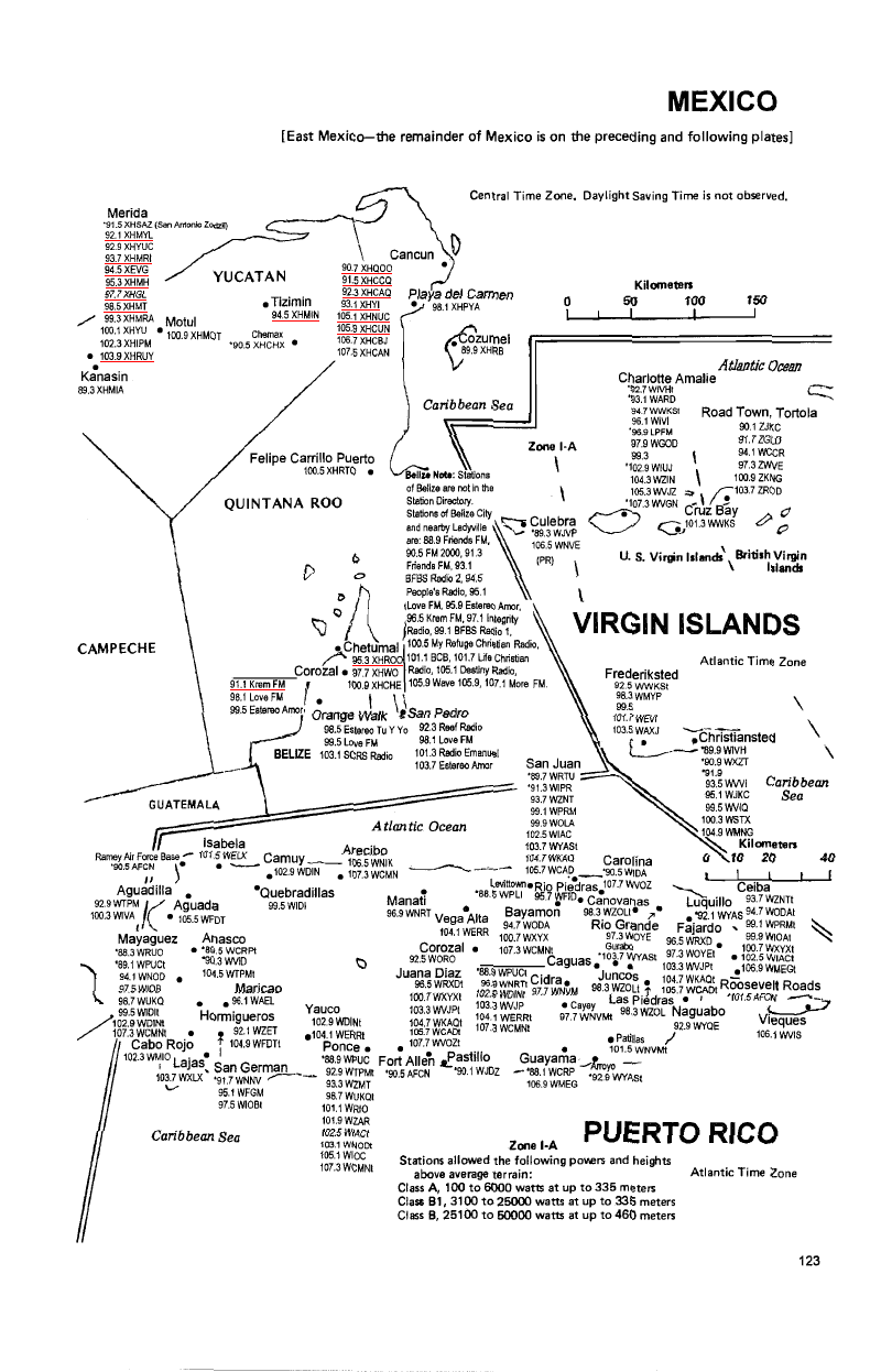 WA5IYX Mexico FM Maps - 2010 FM Atlas