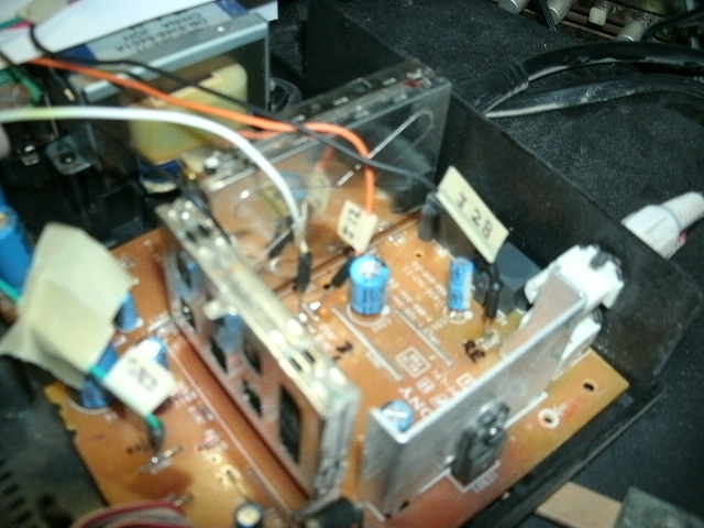 fuzzy photo of my Sony-Seeeduino setup