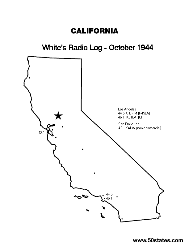 Oct 1944 CA FM Map