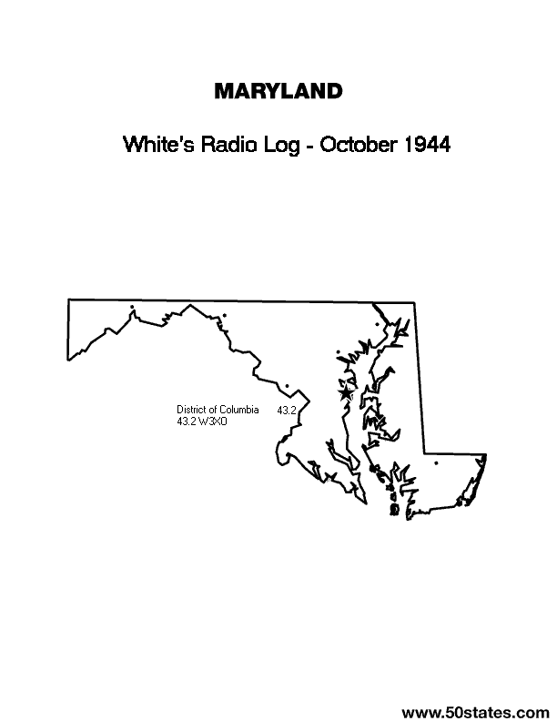 Oct 1944 MD FM Map