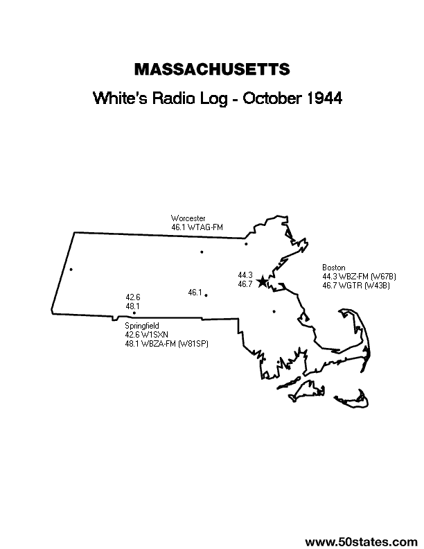 Oct 1944 MA FM Map