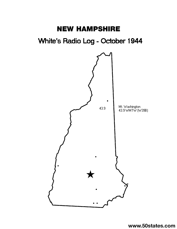 Oct 1944 NH FM Map