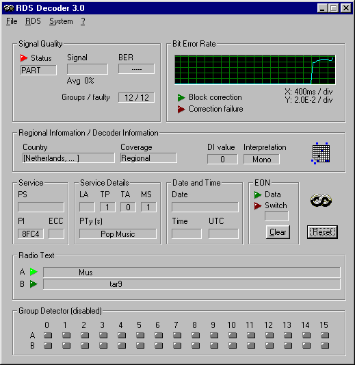 RDSDec 3.0 screenshot of WWKA, 92.3, Orlando, FL