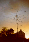 Antenna system, 4x17 el in 4x21 el