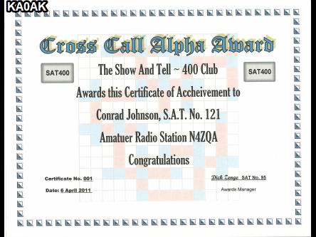 2011a certificate