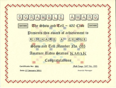 SCRAMBLE certificate