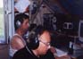 Wieslaw SP4Z (ex SP4EEZ) at the station and Andy SP4FCG
