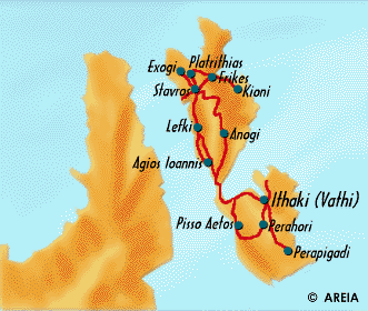 Map of Ithaki