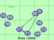 Route >2050m