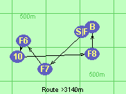 Route >3140m