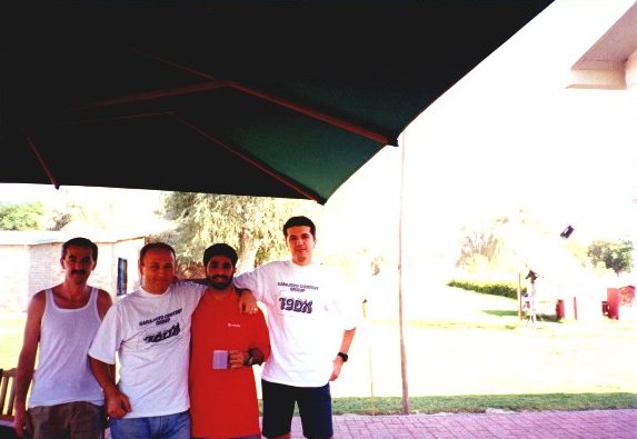 Sem PA4AO, Edin T97M, Ali A61AJ and Boris T93Y