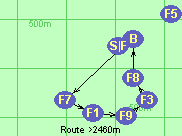 Route >2460m