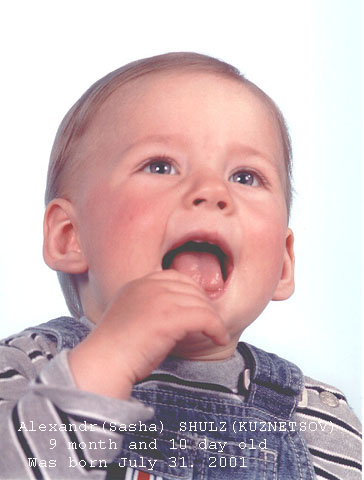 My grandson Sasha(Alex)