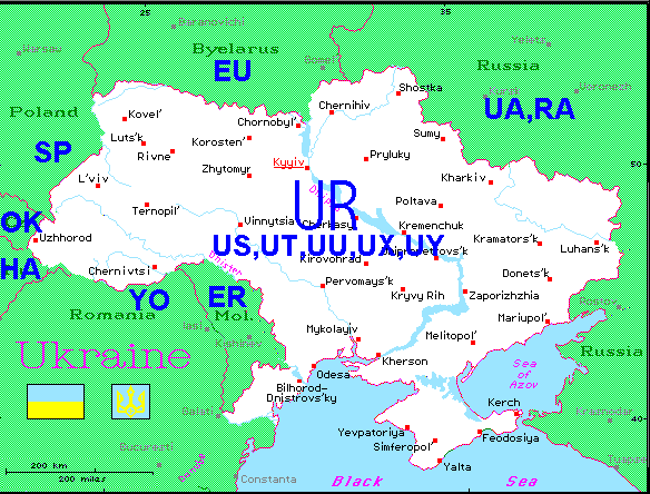 Map of Ukraine