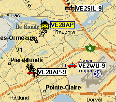 carte routiere APRS