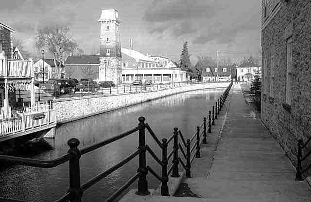 Tay River in downtown Perth, ON