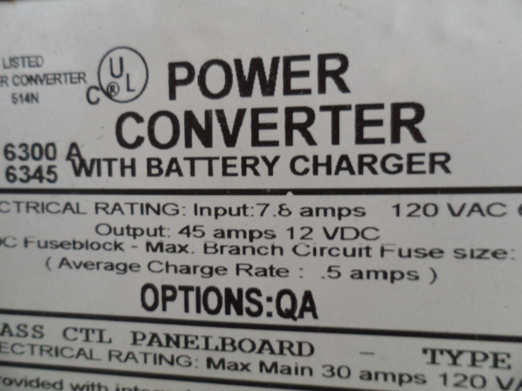 Converter Nameplate