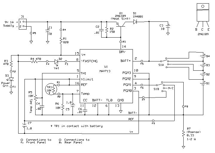 MAX713 Charger Schematic Version 2