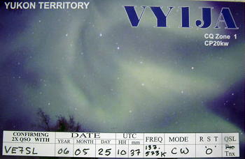 VY1JA QSL