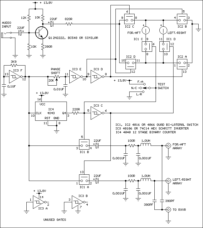 circuit diagram of the TTDOA