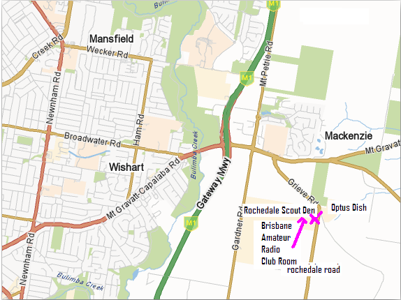 Map of BARC Club rooms