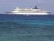 New staff sometimes arrive via a passing cruise ship.