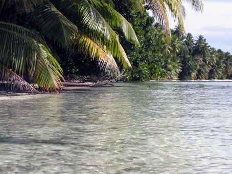 A beach at Chagos