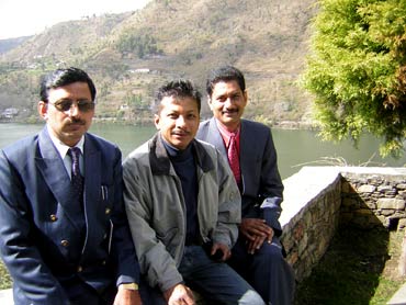 With Dr. A.K. Paliwal (Physics Deptt., Govt. P.G. College, Bageshwar, Uttaranchal) and Dr. Mahesh Kumar (Life Sciences, Govt. P.G. College, Bageshwar, Uttaranchal)