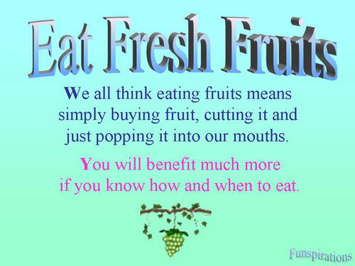 Fruits Info