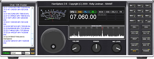 HamSphere is a virtual shortwave tranceiver client