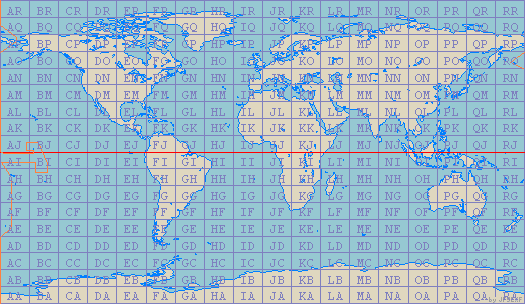 Grid Square Locator Index