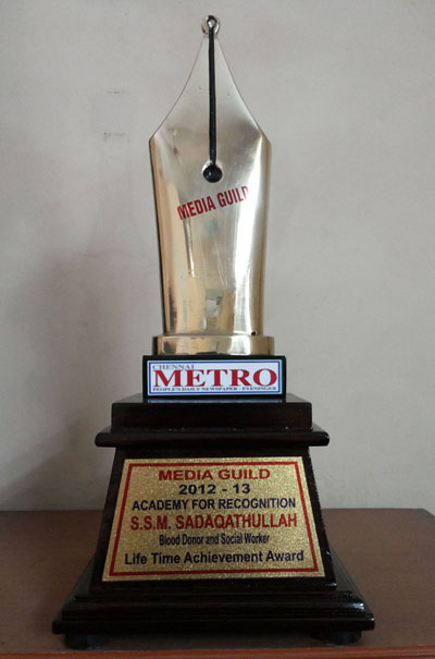 Media Guild Pen Nib Award.