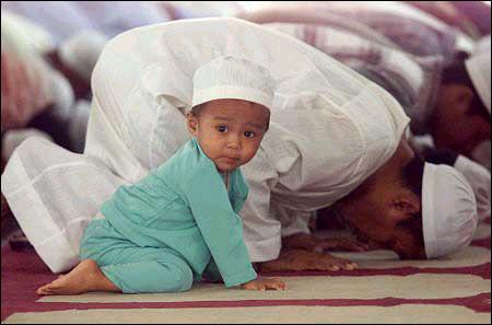 Prophet Muhammad (pbuh) ordered that children should be learnt how to pray.