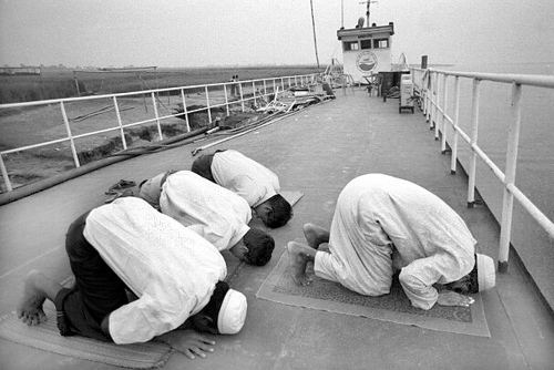 Praying in the ship