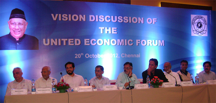 30th Anuual General Body Meeting of the United Economic Forum held on 20th October 2012 at Radisson Blu Hotel, Egmore, Chennai, Tamil Nadu.