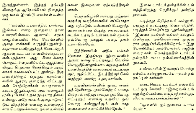 Tamil Article Part-4