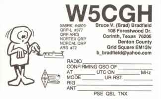 W5CGH QSL Card