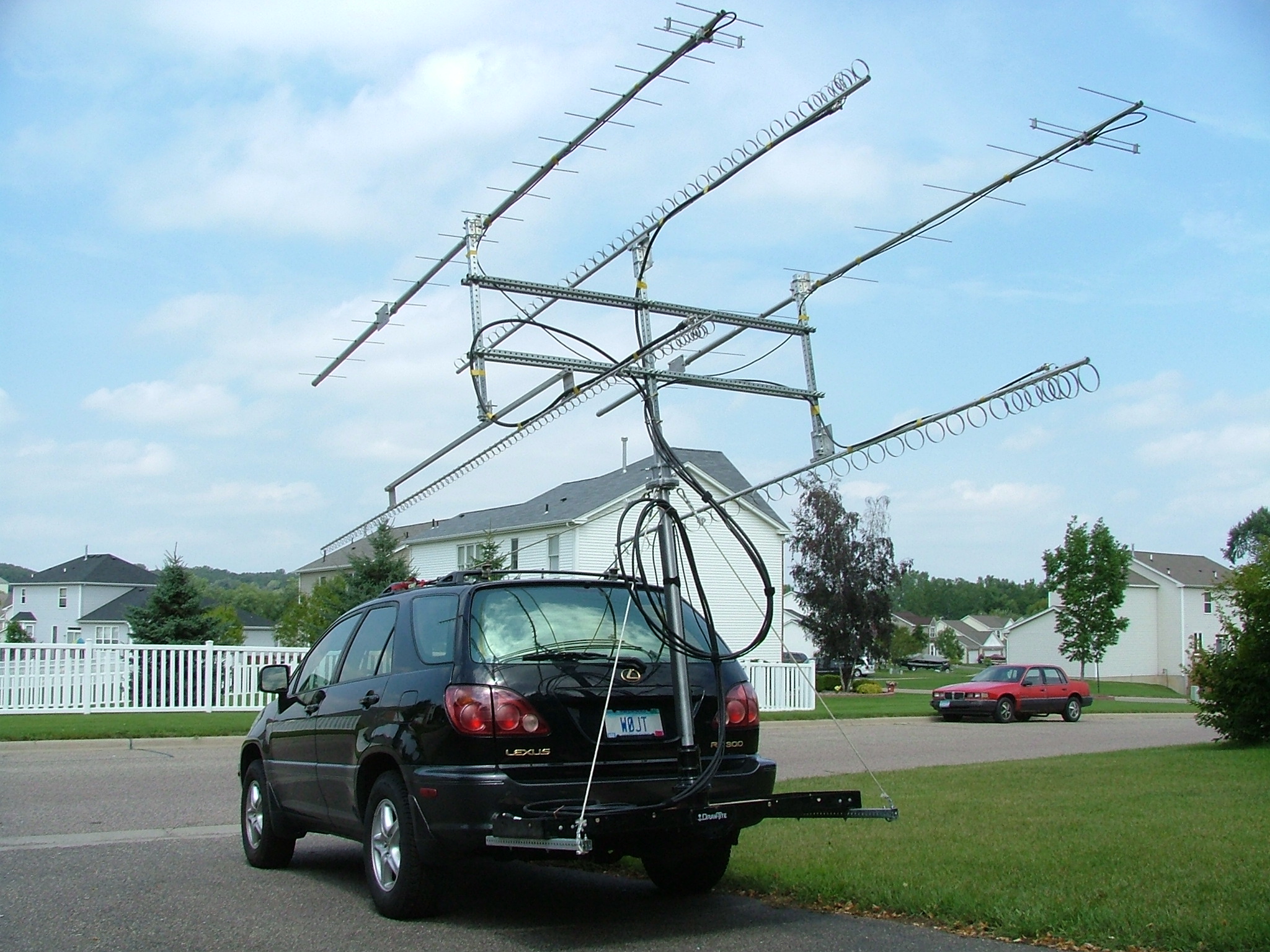 I put a massive radio antenna on my car and this happened