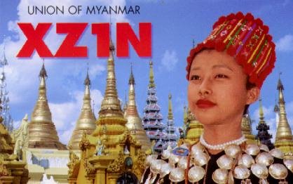 XZ1N QSL Card