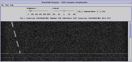 W2ETI 1296 MHz EME signals received at Arecibo - 2003
