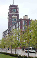 Nipper Tower (RCA Building 17) looking west